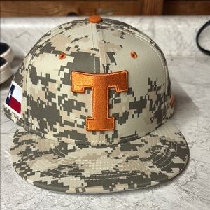 Nike UT Camo Cap with Orange T Logo